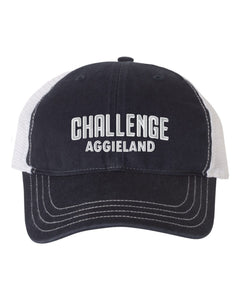 Embdroidered Challenge Aggieland Hat/Cap with adjustable back,  personalized cap