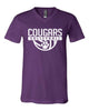 Cougars Volleyball With Paw Shirt