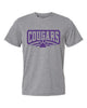 Cougars with Paw Print Shirt- Mens Styles