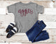 Aggies Game Day shirt, Texas A&M Family shirts, vinyl shirt, crew neck triblend tee, color options, Aggie Football game day shirt