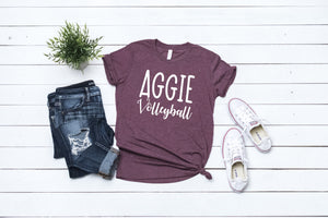 Texas A&M Aggies Volleyball Game Day shirts for the Family