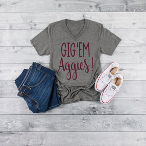 Gigem Aggies Game Day shirt, Texas A&M gameday shirt