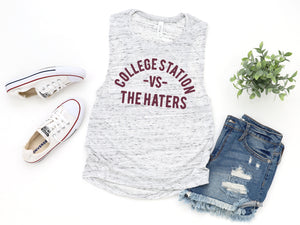 College Station vs The Haters Game day shirt, Texas A&M shirt, Sublimation shirt, Aggie Football game day shirt, Texas Aggies game day shirt