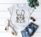 Ladies Easter Bunny shirt, Bunny 1eopard Glasses shirt, Easter shirt, Easter bunny graphic tee, Easter shirts for women