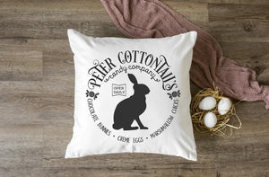 Easter pillow Cover, Peter Cottontail Spring Decor, Spring Pillow Cover, Farmhouse Decor, Easter Pillow, Spring Home Decor, Easter decor