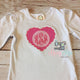 Valentines day shirt, Scalloped Heart with monogram shirt, toddler or girl shirt