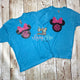 Minnie Mouse Monogrammed kids or adult Shirt, crew neck triblend shirt, shirt color options, Disney family shirts, Magic Kingdom shirt
