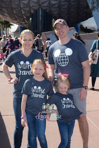 Epcot Disney Family Shirts Triblend, Matching World Traveler Family Disney, Matching Disney Shirts for Family, Epcot Shirt, Disney Trip Shi