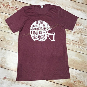 Its the most wonderful time of the year Aggie shirt, game day shirt, Texas A&M shirt, vinyl shirt, crew neck triblend tee, Aggie Game Day