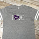 Love TCU, UMHB, SFA game day shirt, ladies shirt, Football shirt, Football Ladies Game Day Shirt, purple