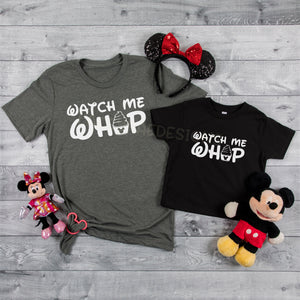 Watch me Whip youth or adult, color options, disney graphic tee, Disney Family Shirt, Dole Whip Shirt, Magic Kingdom