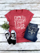 Dont get your Tinsel in a Tangle Ladies Shirt, Tri-blend tee, crew or v-neck, Women's Christmas Tee, Christmas Graphic Tee