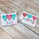 Heart Trio Valentines day shirt, toddler or little girls Valentine's Day, valentine embroidery, valentine applique, valentine vintage sketch