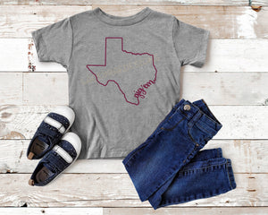 Gigem Aggies Texas youth shirt, game day shirt, Texas A&M shirt, vinyl shirt, crew neck triblend tee, color options