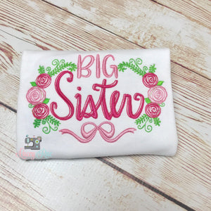 Big Sister Lil Sister set, Big sis shirt, Personalized big or little sister shirt, baby shower big sister gift, pregnancy announcement
