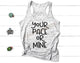 Your pace or Mine Bella Tank, workout tank,  flowy tank, vinyl,  color options, Workout shirt, ladies tank, Running tank, race day tank