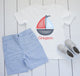 Boys Sailboat Shirt, 4th of July Shirt, Toddler Boys Sailboat Shirt, Toddler Summer shirt, Sailboat Sublimation shirt, Custom Toddler shirt