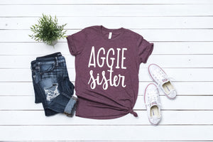 Aggie sister shirt