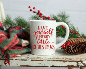 Have yourself a Merry Little Christmas Coffee mug, 11oz or 15 oz mug, Christian coffee mug, Christmas gift, Christmas coffee mug, Holiday