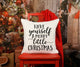 Have Yourself a Merry Little Christmas Pillow Cover, Christmas Decor, Fall Pillow Cover, Farmhouse Decor, Christmas Pillow, Christmas Home
