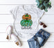 Hello Fall Pumpkin Shirt, Ladies Fall shirt, Leopard Pumpkin shirt, Thanksgiving Shirt, Ladies sublimated shirt