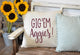 Gig'em Aggies Pillow Cover, Fall Decor, Fall Pillow Cover, Farmhouse Decor, Fall Pillow, Texas A&M gift, Aggie Home decor