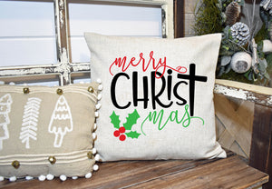 Jesus is the reason Pillow Cover, Merry Christmas Decor, Winter Pillow Cover, Farmhouse Decor, Christmas Pillow, Christmas Home Decor