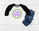 Girls Mardi Gras Monogrammed Shirt, Toddler or little girls Mardi Gras graphic tee, Mardi gras raglan, fat tuesday shirt, sublimation shirt