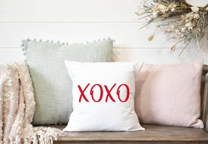 XOXO Valentines Pillow Cover, Valentines Decor, Valentines Pillow Cover, Farmhouse Decor, Valentines Pillow, Valentines Home, Love day gift