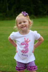 Personalized Princess Birthday shirt, 3rd birthday princess, Ice princess