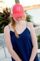 Monogrammed Cotton Trucker Hat/Cap with adjustable back,  personalized cap, cap, ball cap, trucker hat