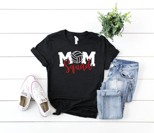 Volleyball Mom Squad shirt, Game Day Volleyball shirt, Volleyball shirt for moms